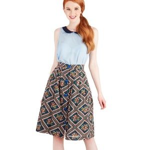 Verbal Remedies Pocketed Floral Skirt